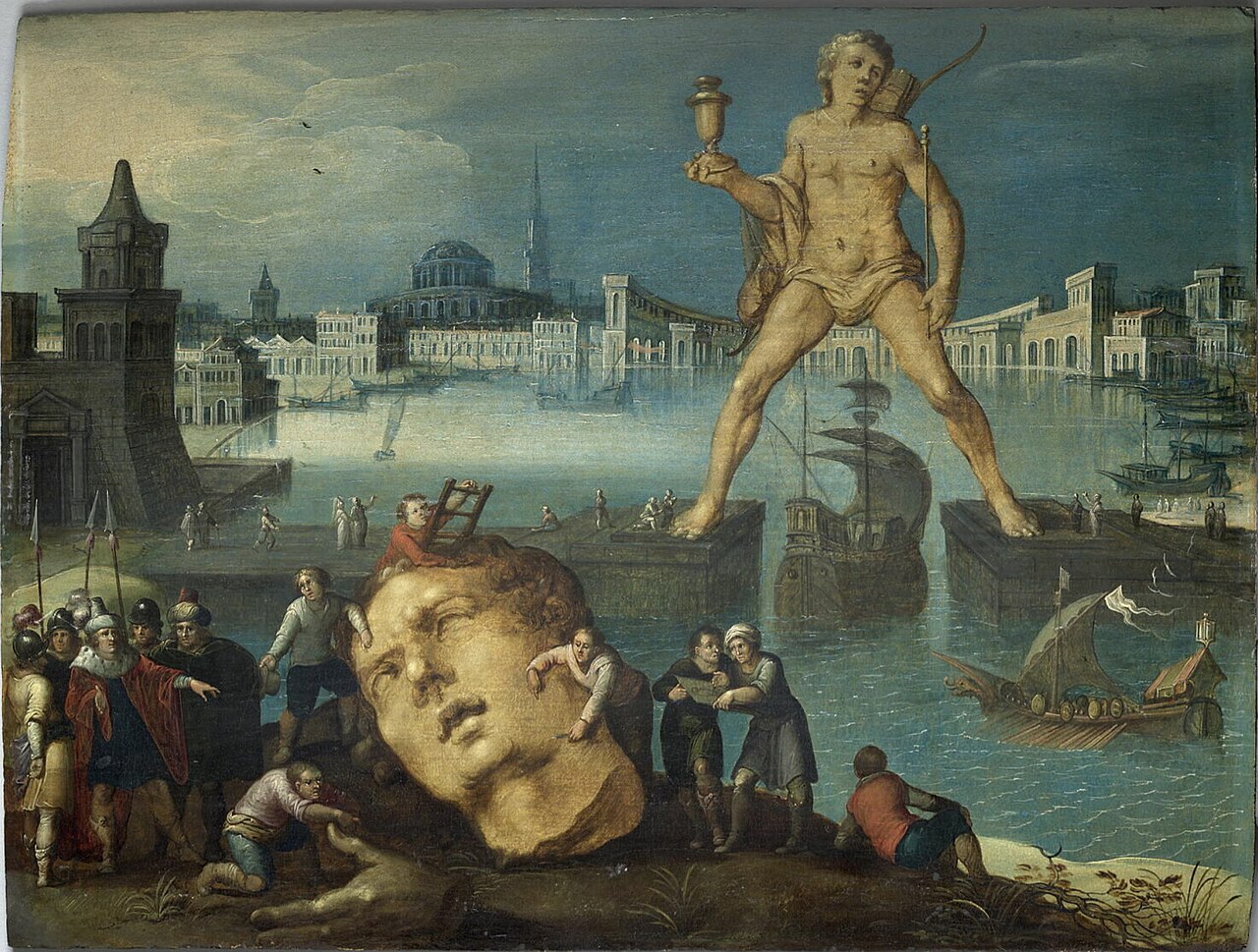 The Colossus of Rhodes by Louis de Caullery