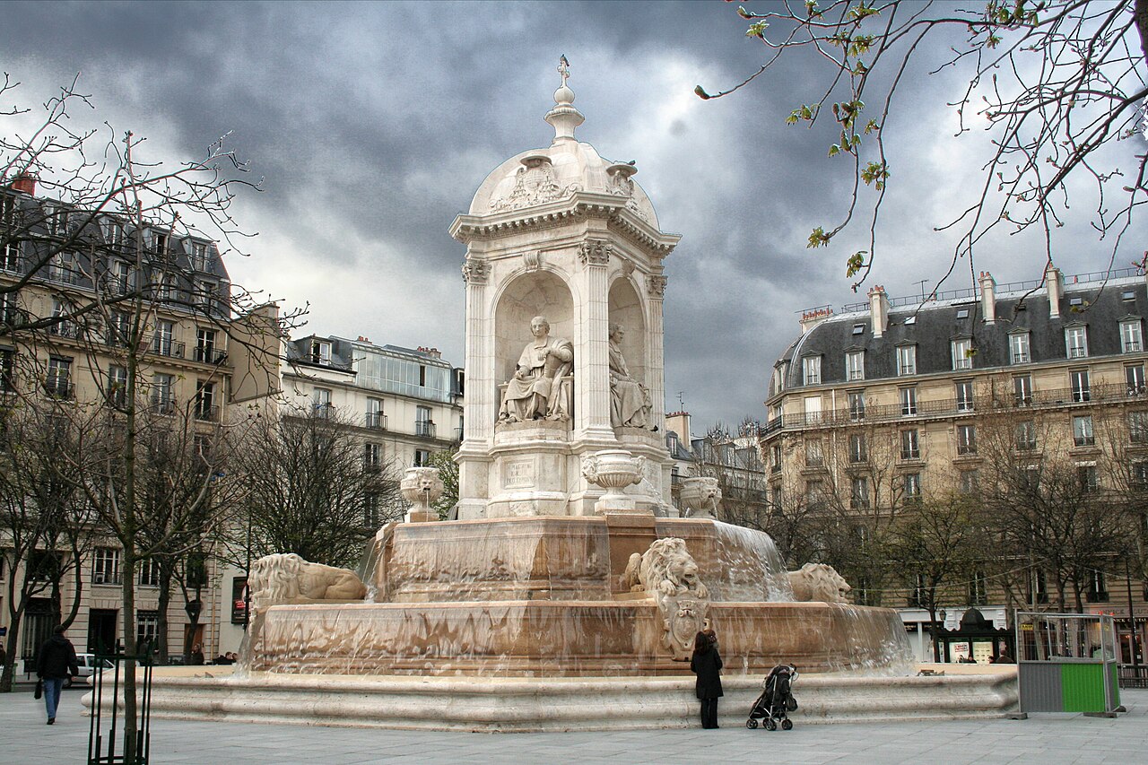 fontaine Saint-Sulpice by Louis Desprez