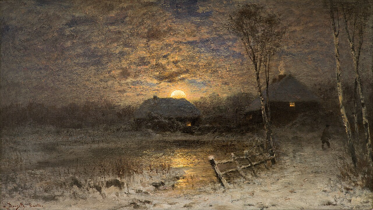 Cold Winter Moon by Louis Douzette