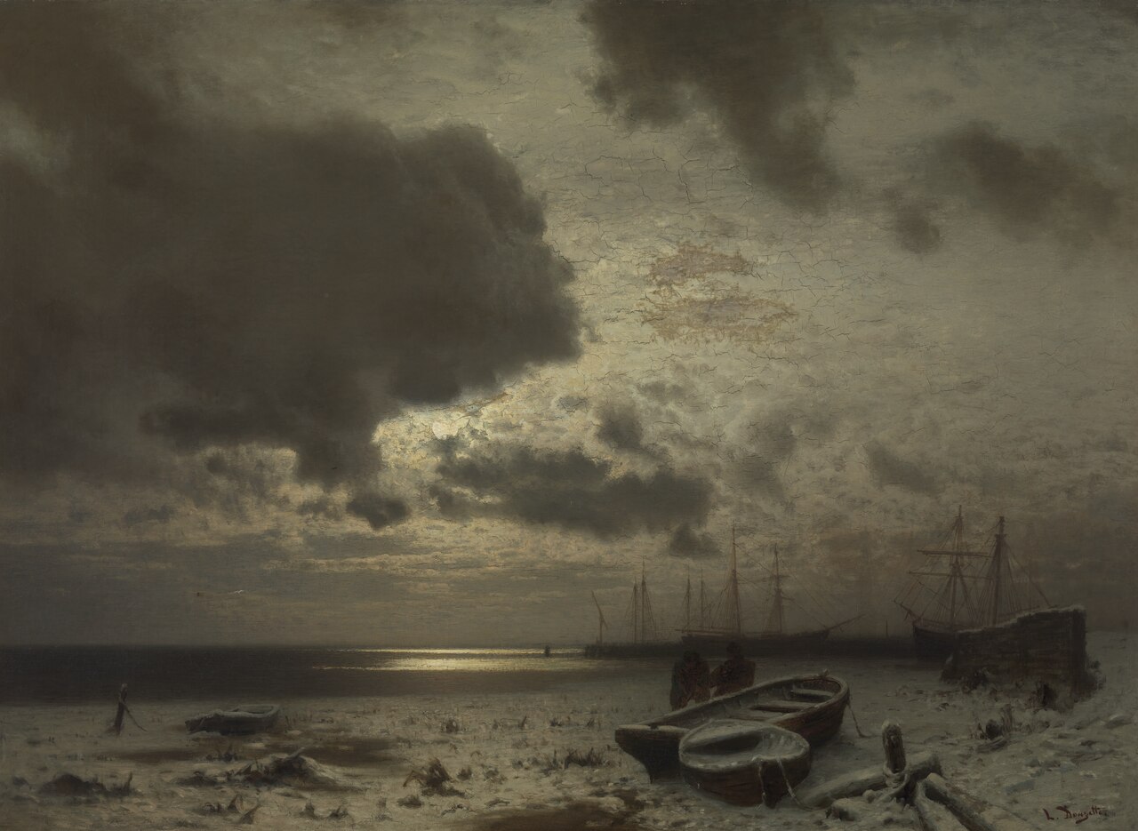 Moonlight in Winter by Louis Douzette
