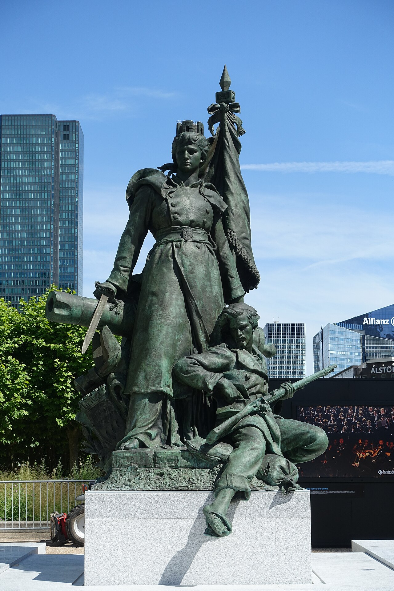 La Défense de Paris by Louis-Ernest Barrias