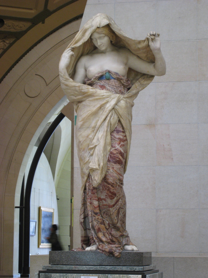 La Nature se dévoilant à la Science by Louis-Ernest Barrias by Louis-Ernest Barrias
