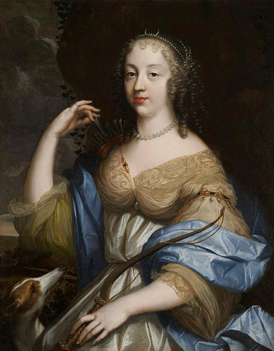 Portrait thought to be of Marguerite Hessein, Lady of La Sablière (1636-1693) by Louis Ferdinand Elle the Elder