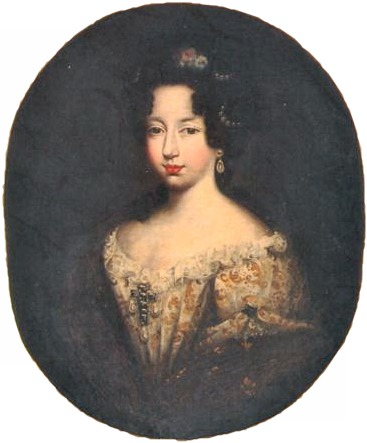 Portrait of Anne Marie d'Orléans (1669-1728) by Louis Ferdinand Elle the Younger
