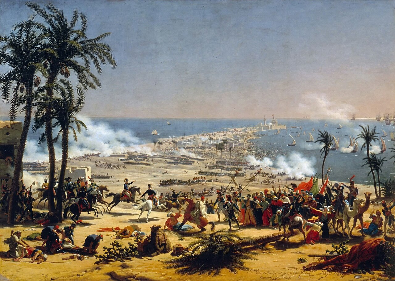 Battle of Aboukir by Louis-François, Baron Lejeune