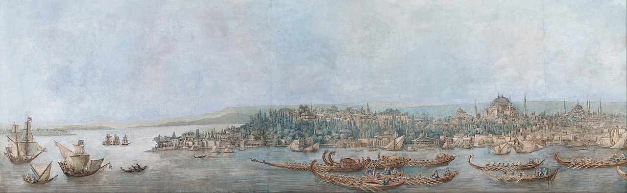 Panorama of Sarayburnu by Louis-François Cassas