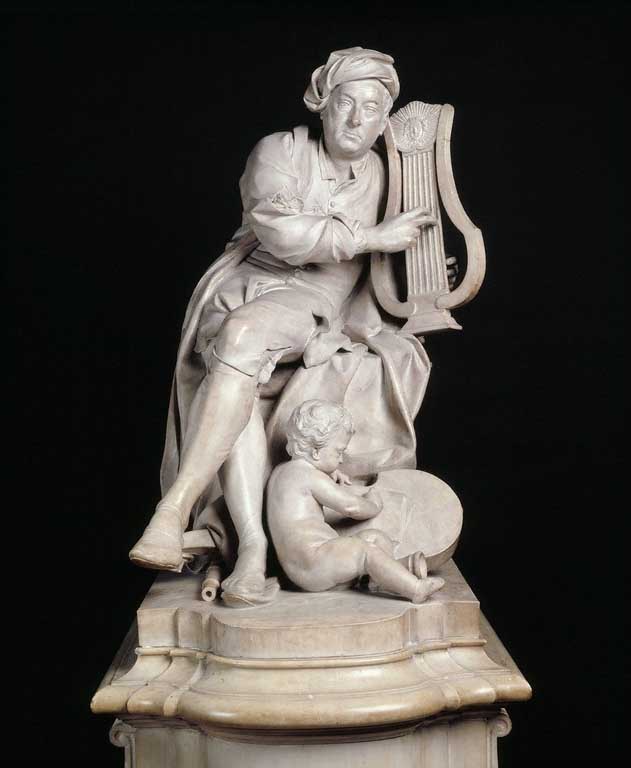 George Frederick Handel by Louis-François Roubiliac