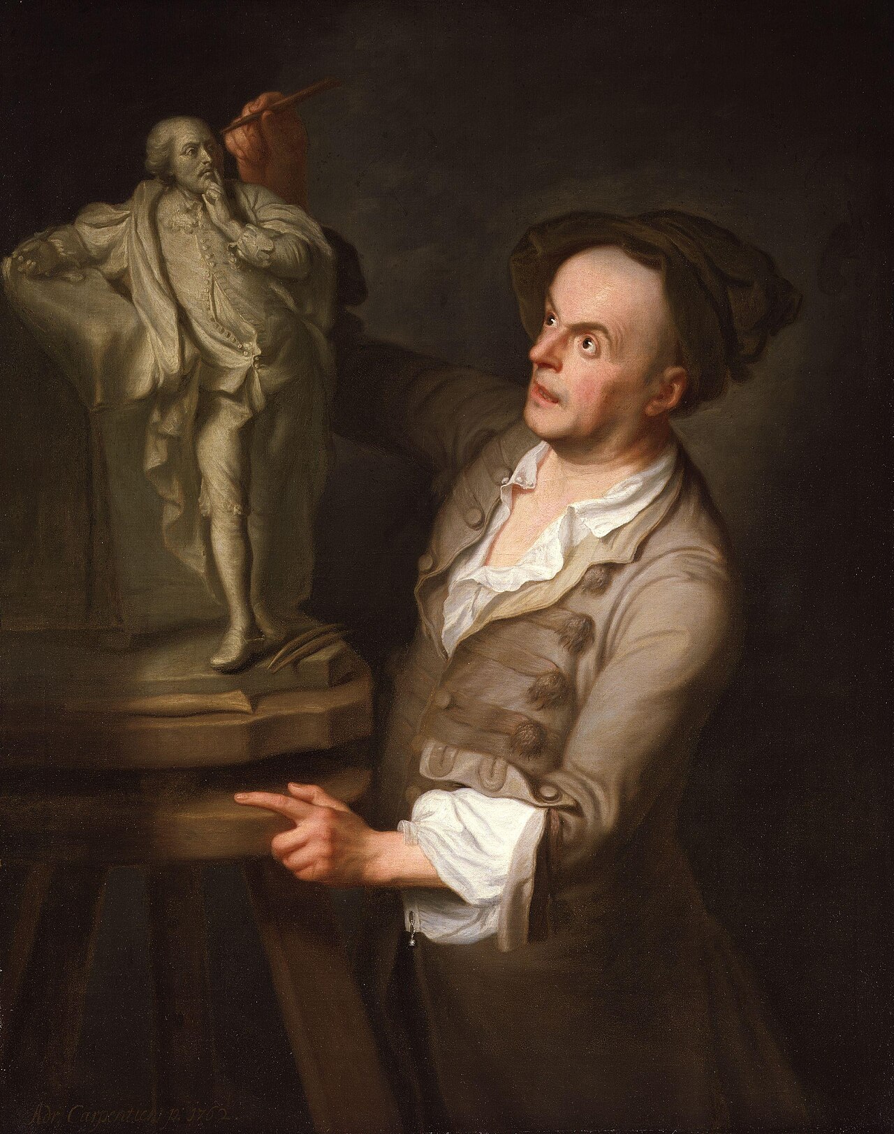 Portrait of Louis-François Roubiliac