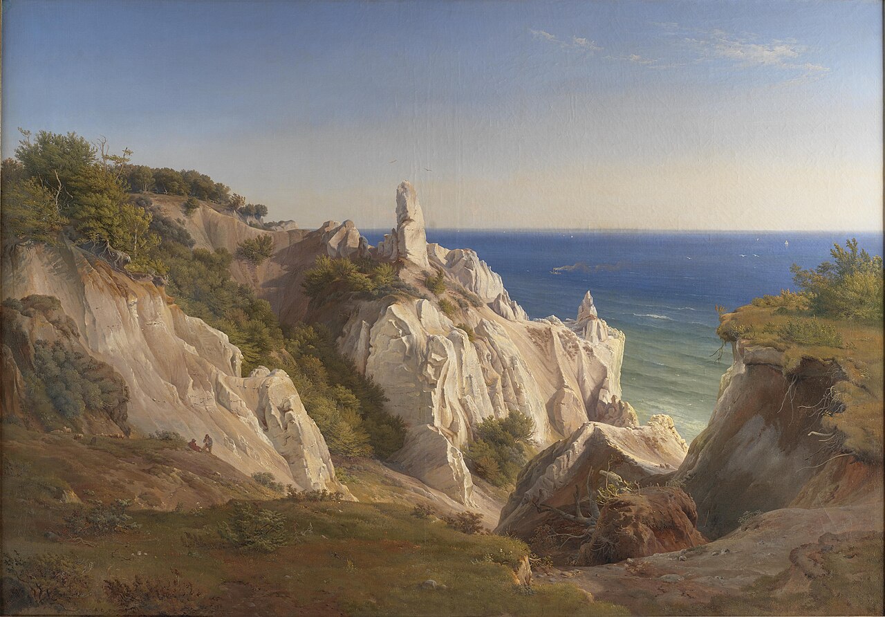 The Cliffs of the Island of Møn by Louis Gurlitt