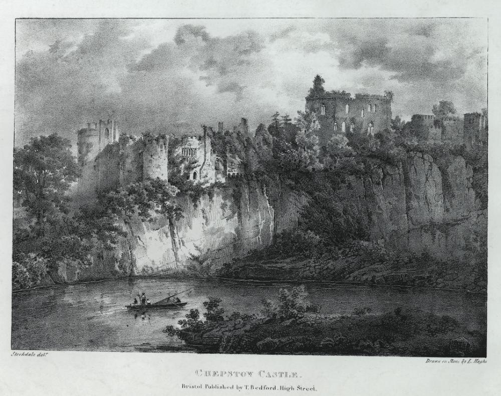 Chepstow Castle by Louis Haghe