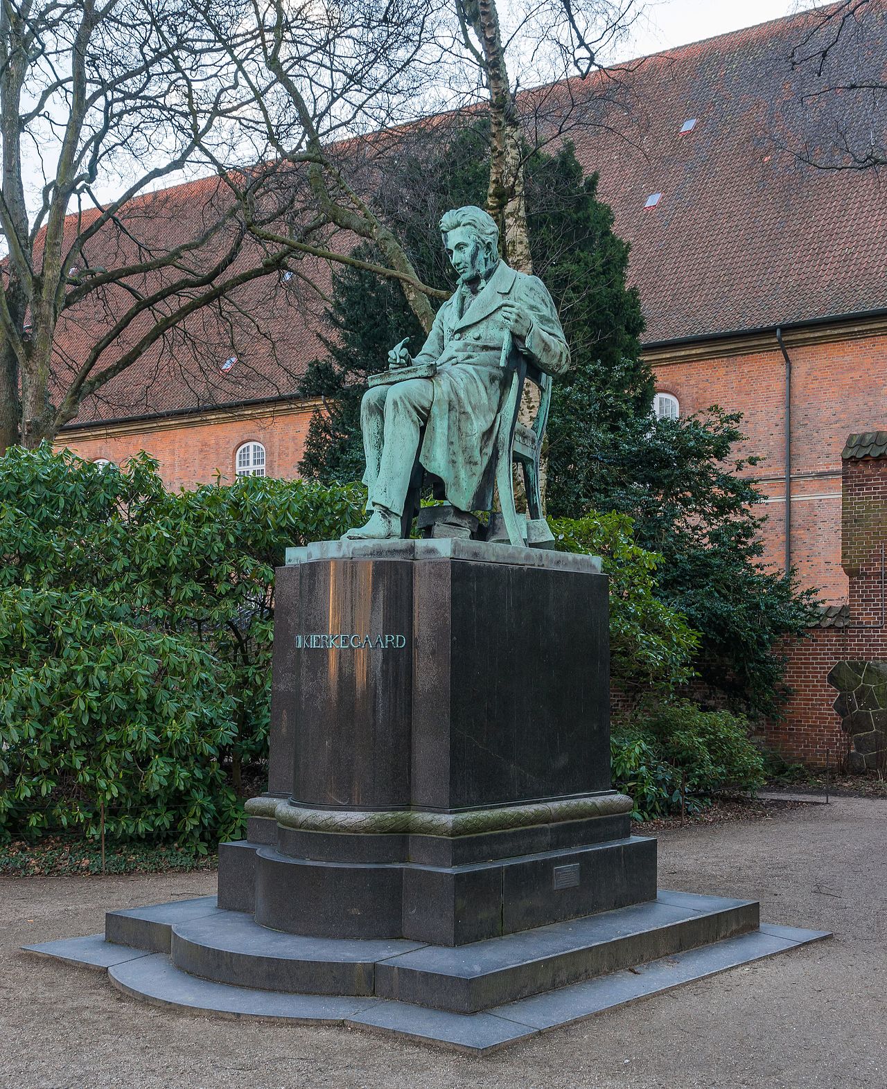 Søren Kierkegaard by Louis Hasselriis