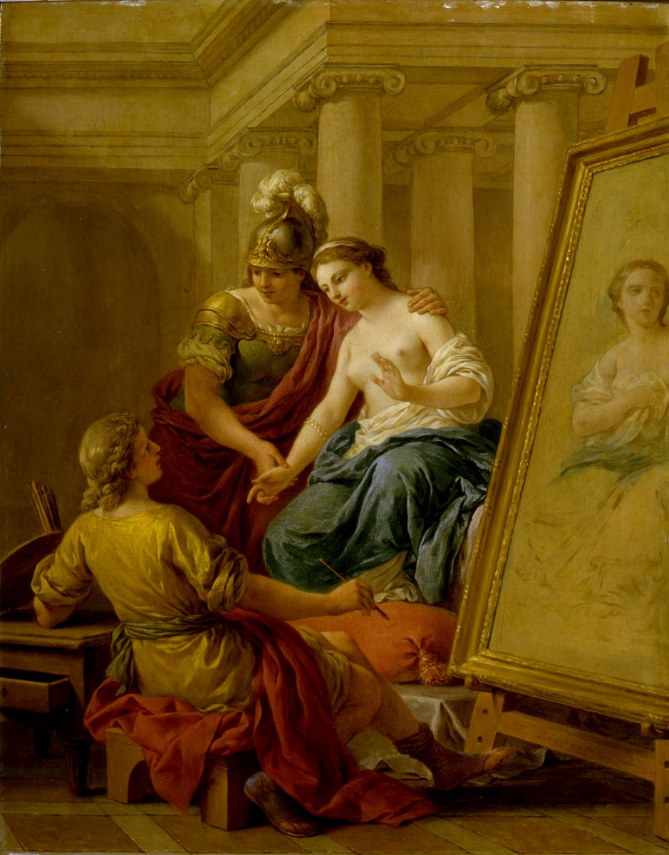 Painting by Louis-Jean-François Lagrenée