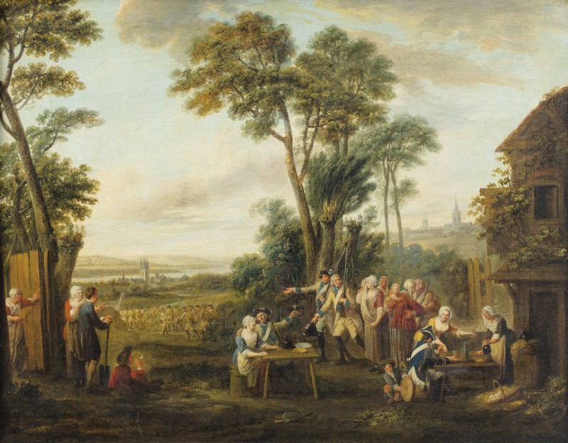 The Departure of the Conscripts by Louis Joseph Watteau