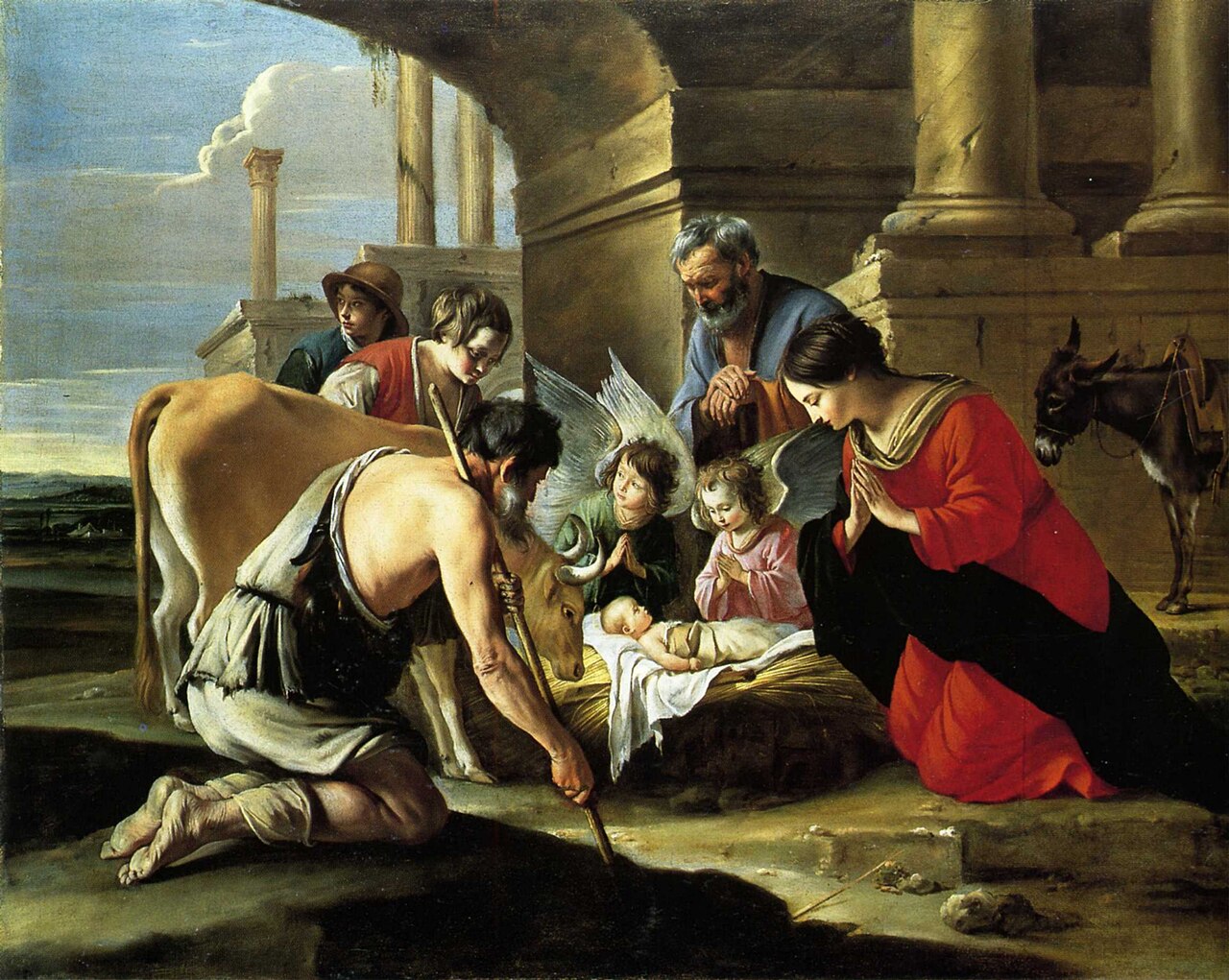 Adoration of the Shepherds by Louis Le Nain