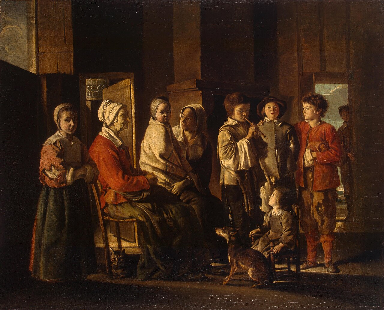 Visit to Grandmother by Louis Le Nain