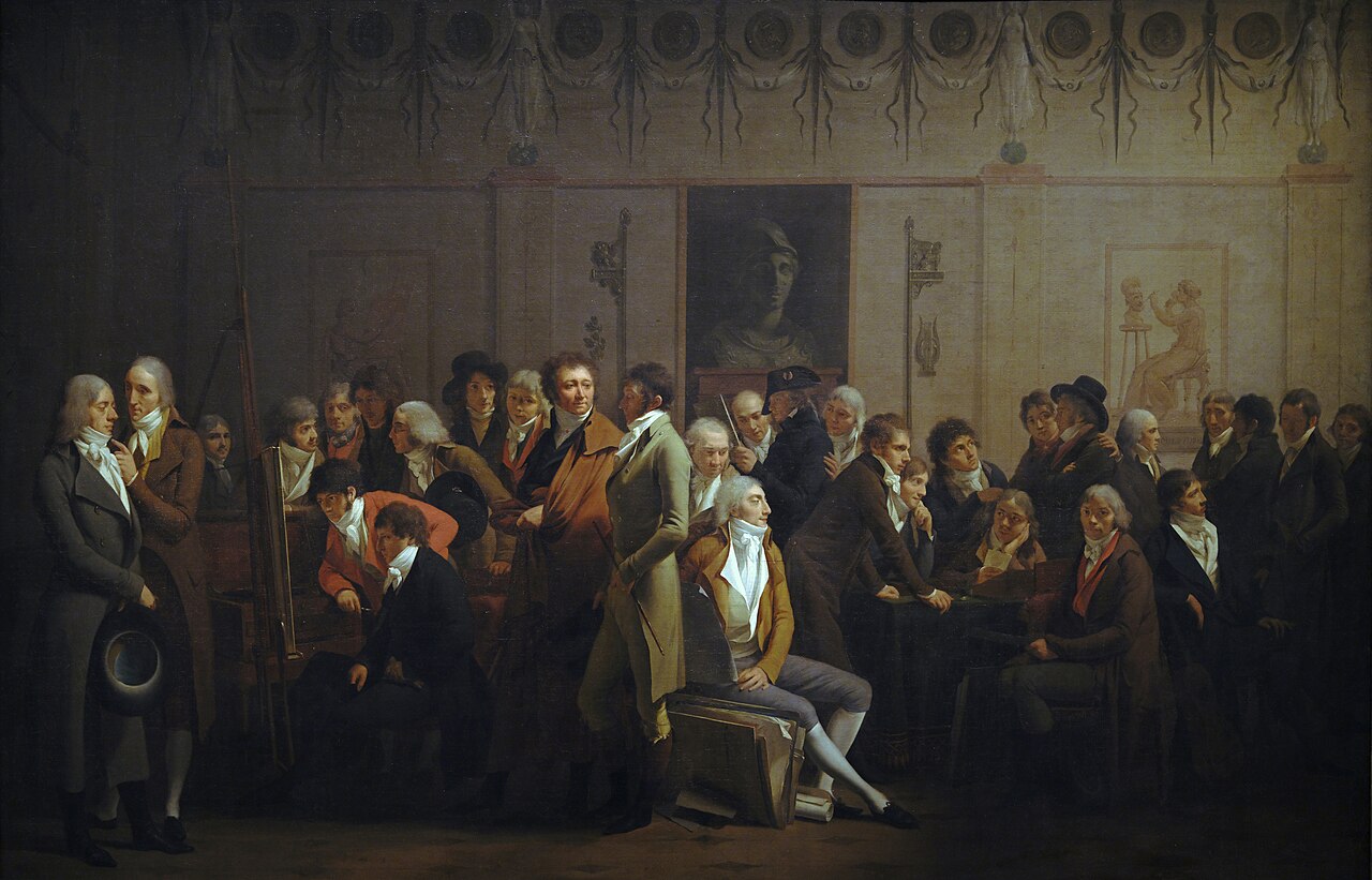 Meeting of Artists in Isabey's Studio by Louis-Léopold Boilly