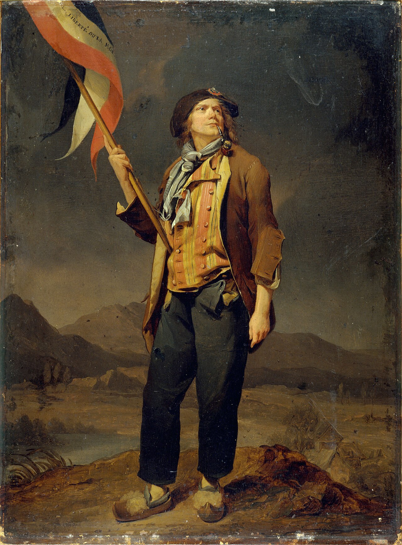 The actor Chénard. Flag Bearer at the Festival of Freedom of Savoy (October 14, 1799) by Louis-Léopold Boilly