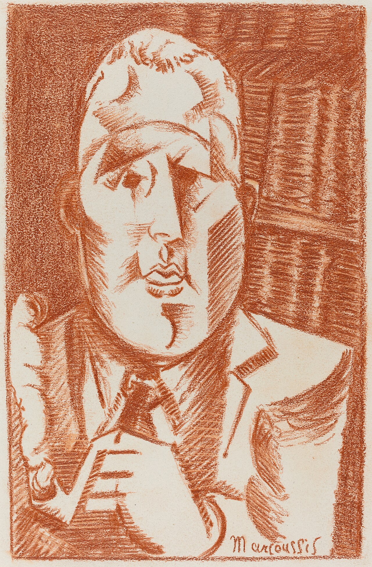 Guillaume Apollinaire by Louis Marcoussis