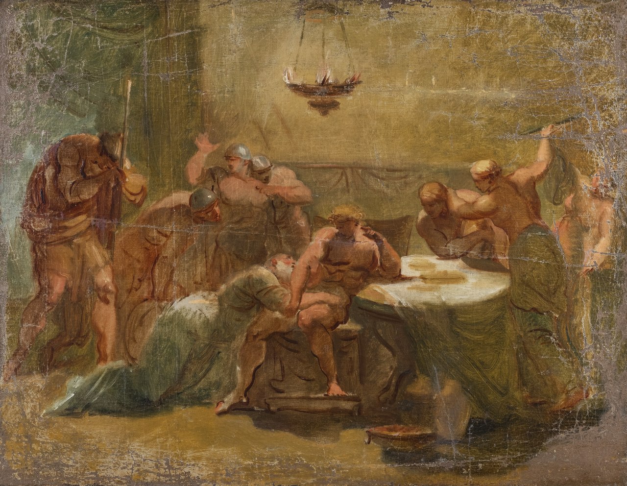 Priam before Achilles by Louis Masreliez
