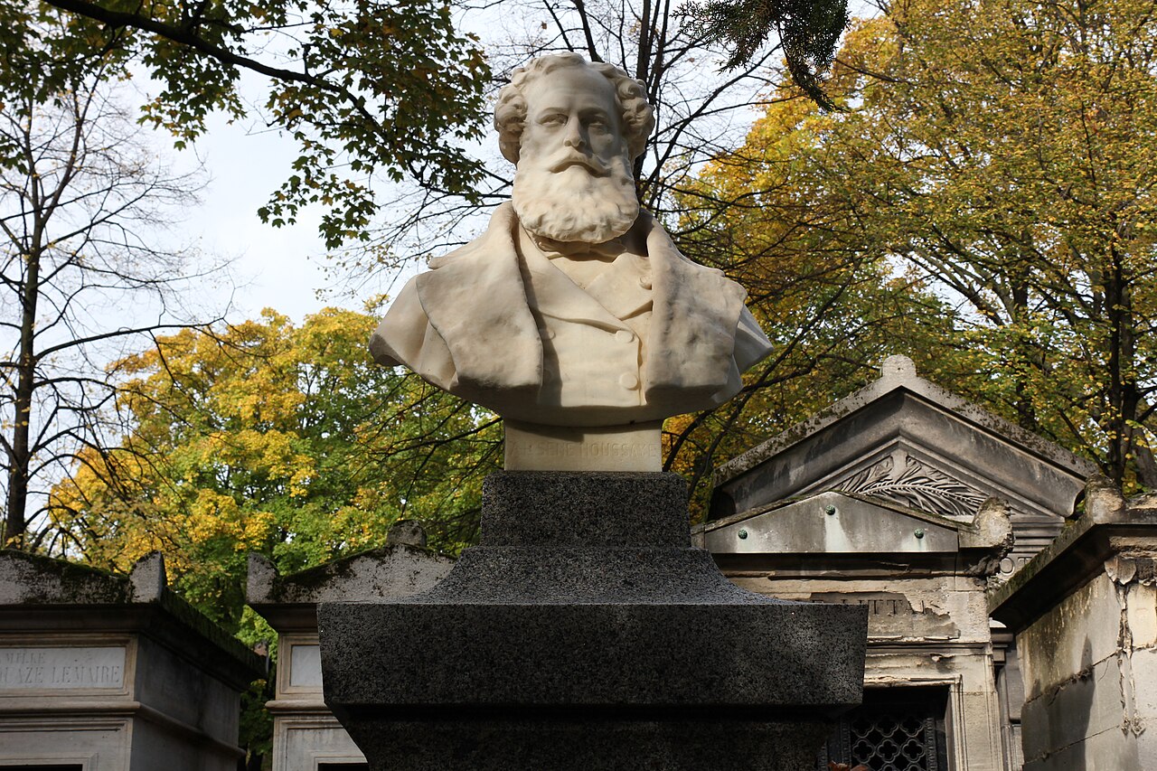 Grave of Houssaye by Louis Noël