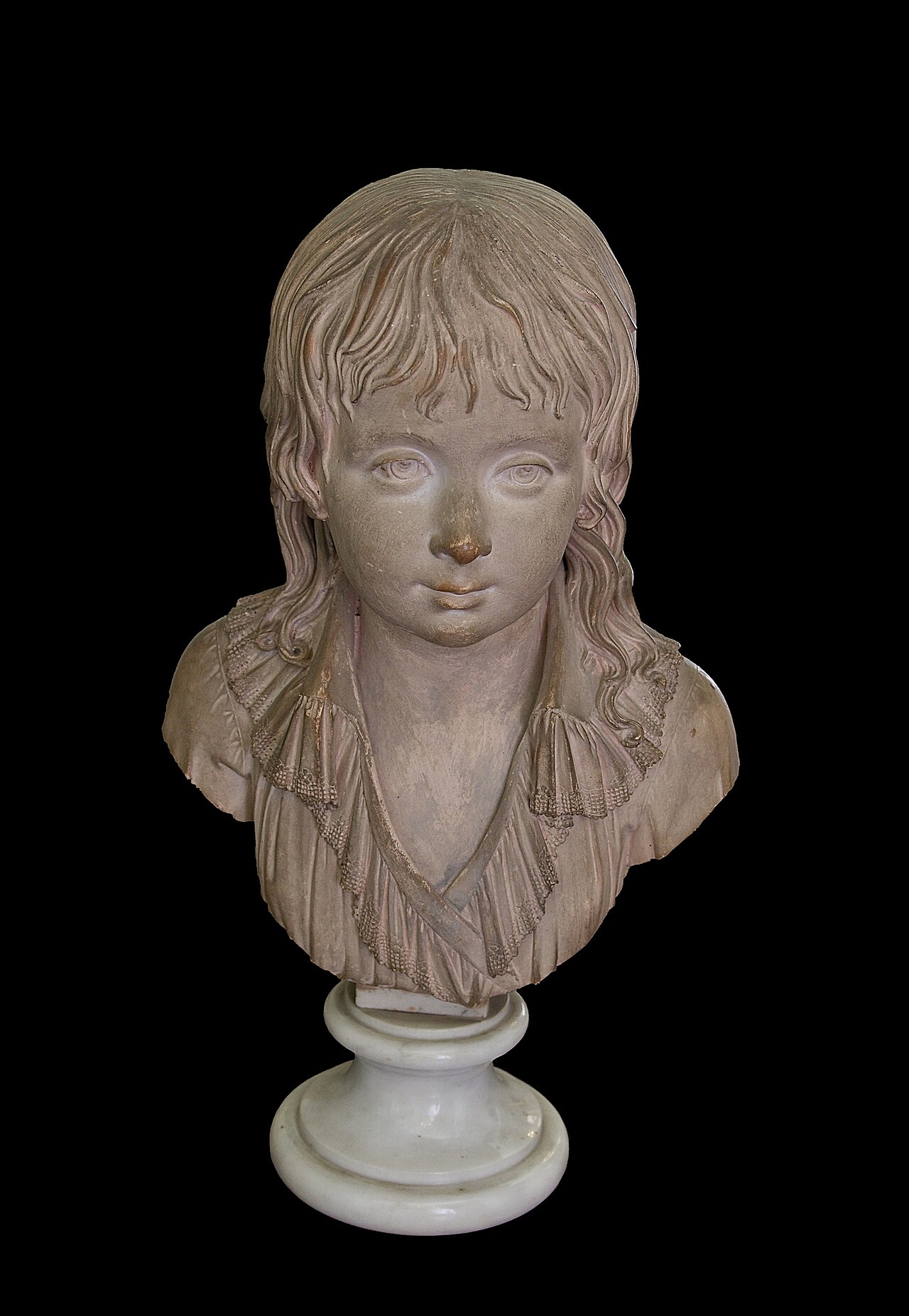 Bust of Louis Charles Dauphin of France-Louis Pierre Deseine-MV 8523 by Louis-Pierre Deseine