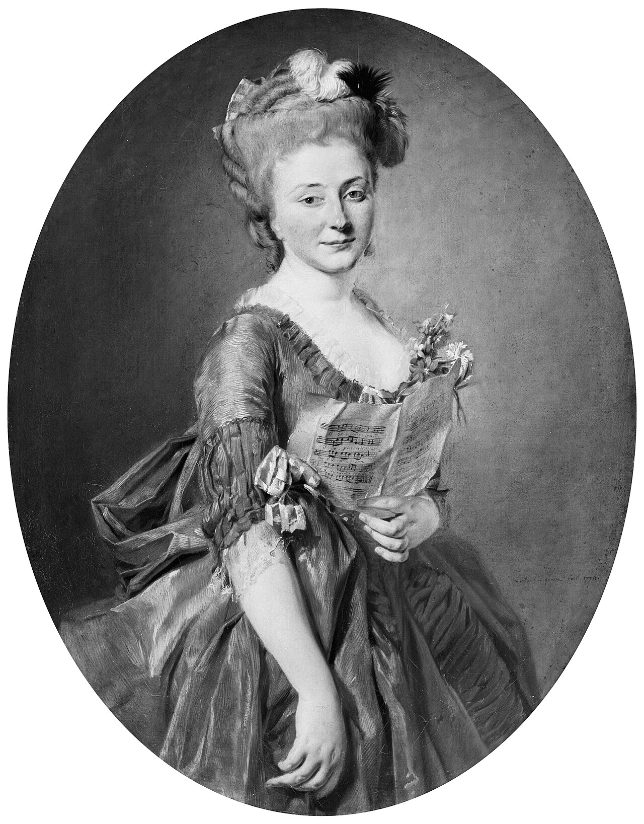 Portrait of a young Lady by Louis Rolland Trinquesse