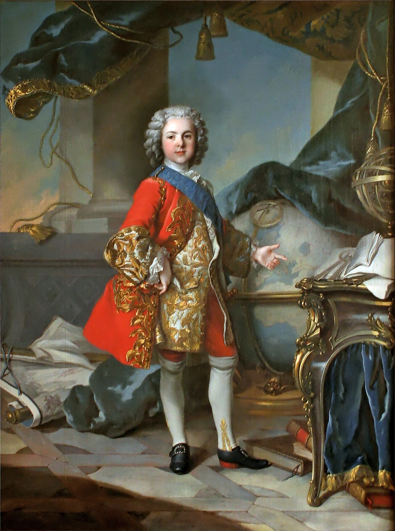 Portrait of Louis of France by Louis Tocqué