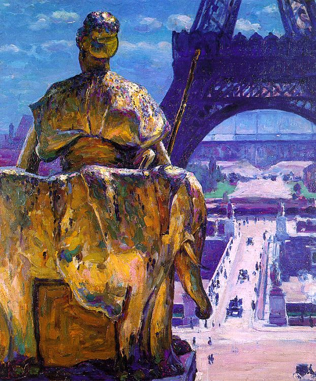 The Eiffel Tower by Louis Welden Hawkins