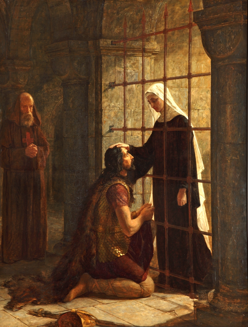 Sintram and his mother by Louisa Starr