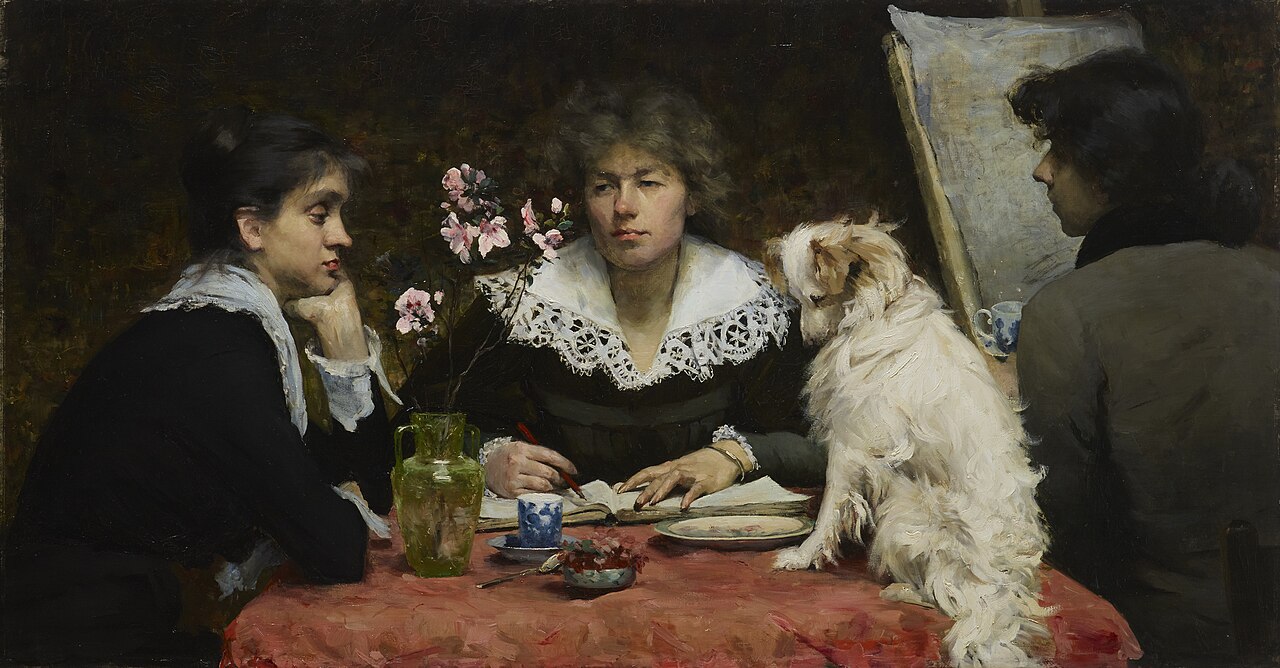 Friends' portrait by Louise Catherine Breslau