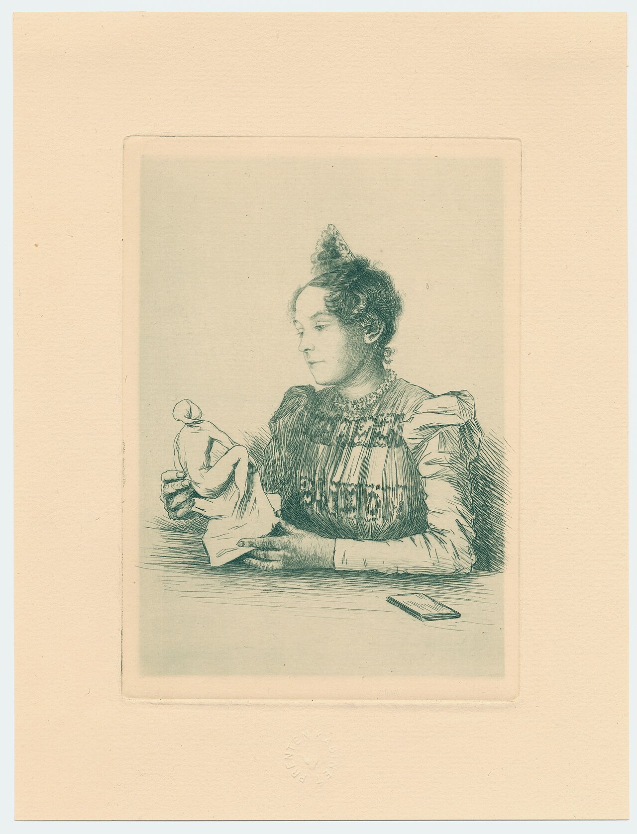 Portrait of a woman by Louise Danse