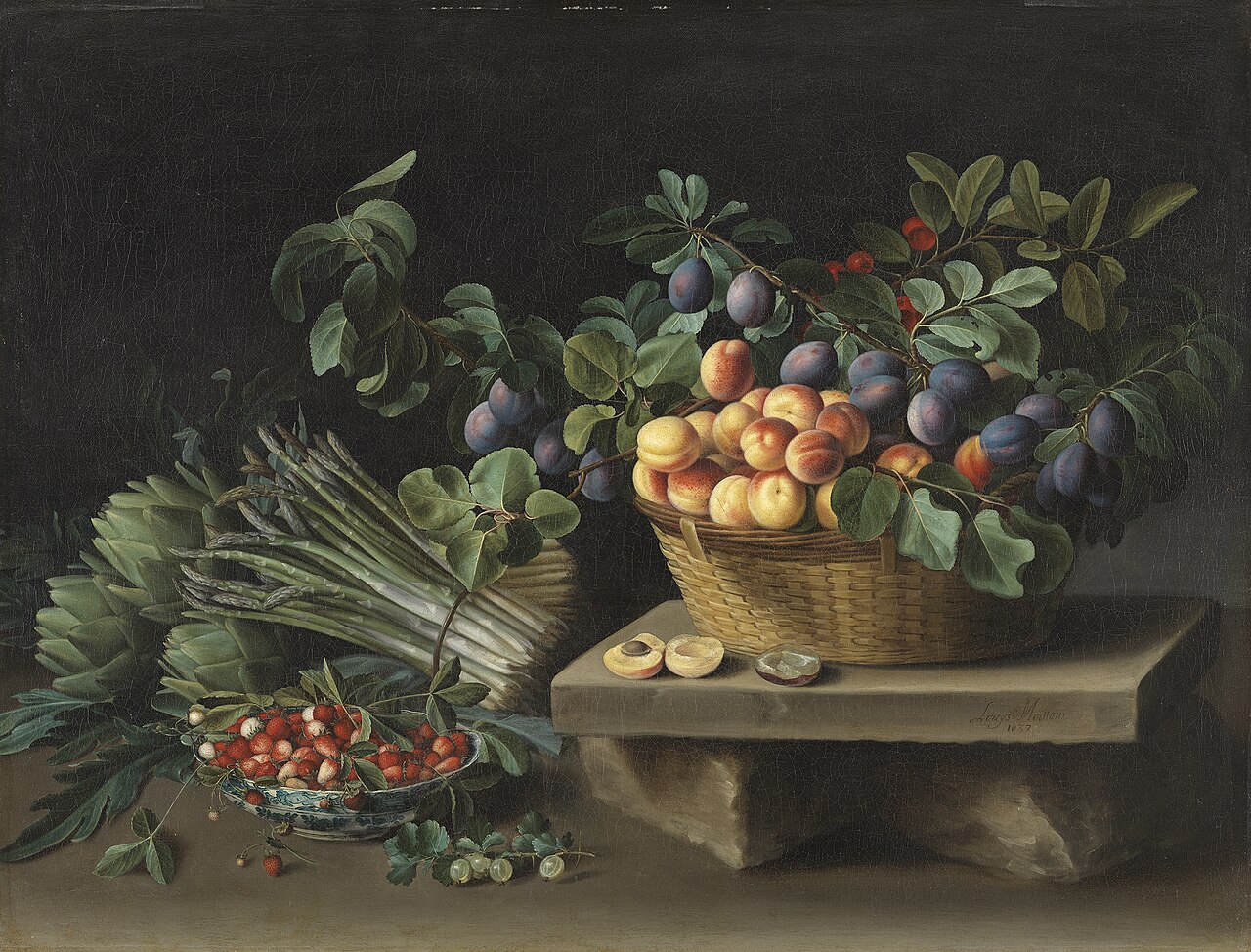 Still Life with Fruit by Louise Moillon