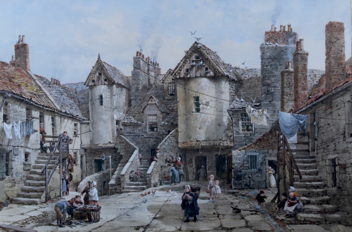White-Horse Close, Edinburgh by Louise Rayner