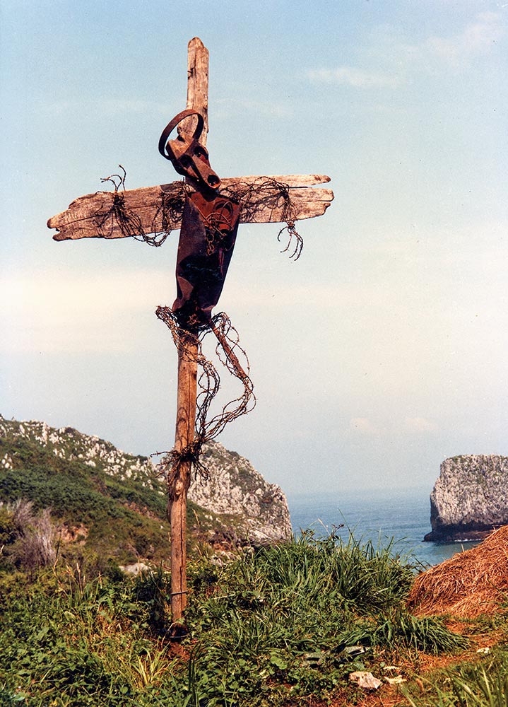 Barbed Wire of Christ by Lubo Kristek