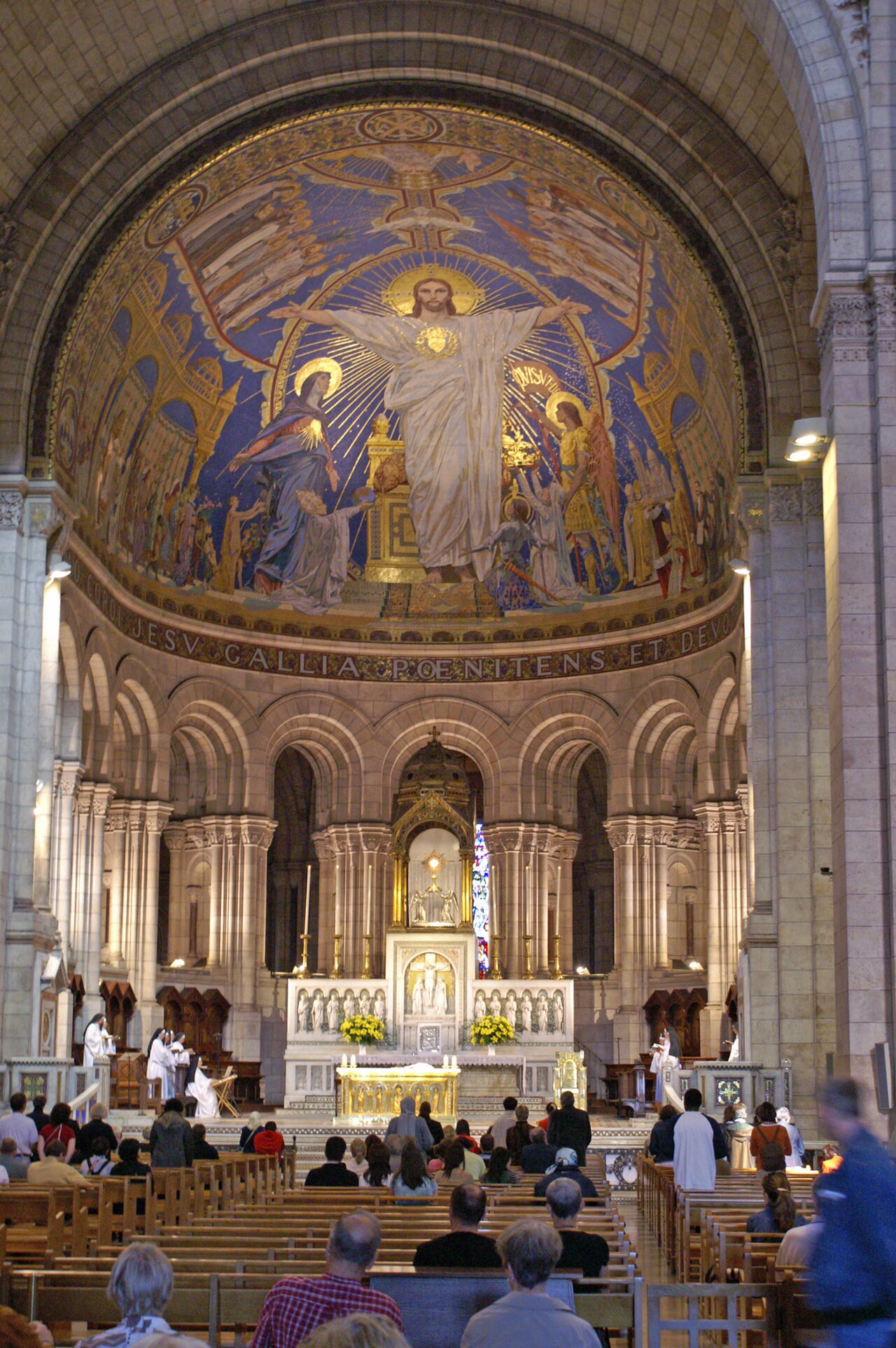 Christ in Majesty in Basilique du Sacré-Cœur de Montmartre by Luc-Olivier Merson