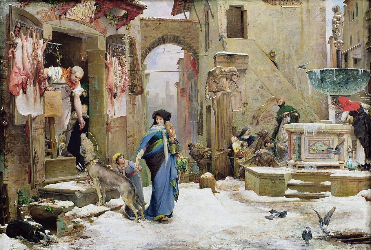 The Wolf of Gubbio by Luc-Olivier Merson