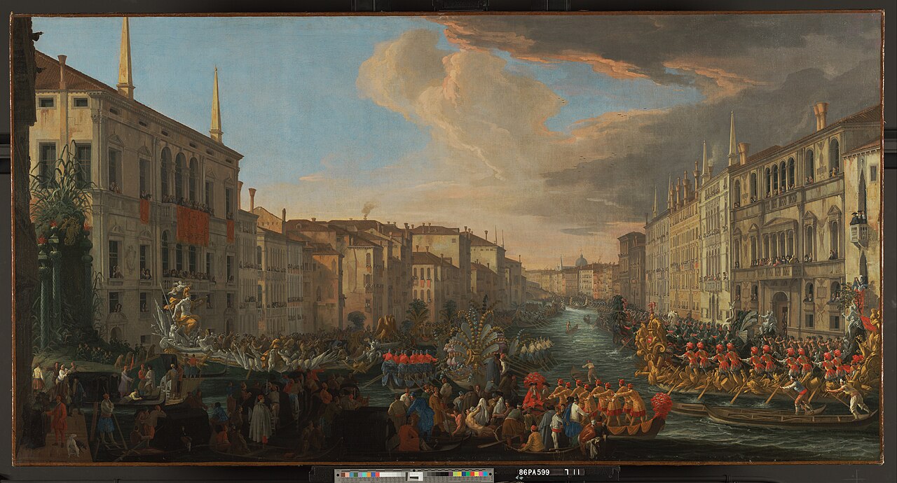 Regatta on the Grand Canal in Honor of Frederick IV, King of Denmark by Luca Carlevarijs