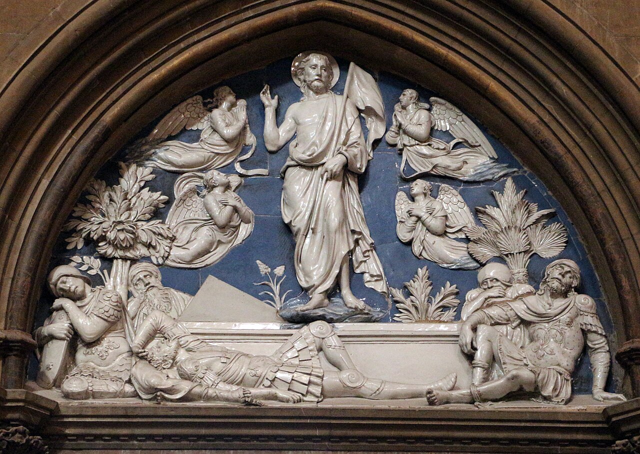 Resurrection of Christ by Luca della Robbia