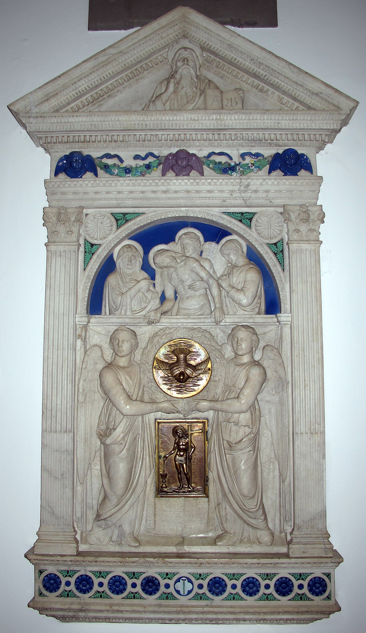 Santa Maria a Peretola - Luca della Robbia's Tabernacle by Luca della Robbia