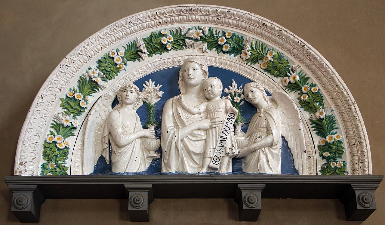 Santucce Lunette by Luca della Robbia