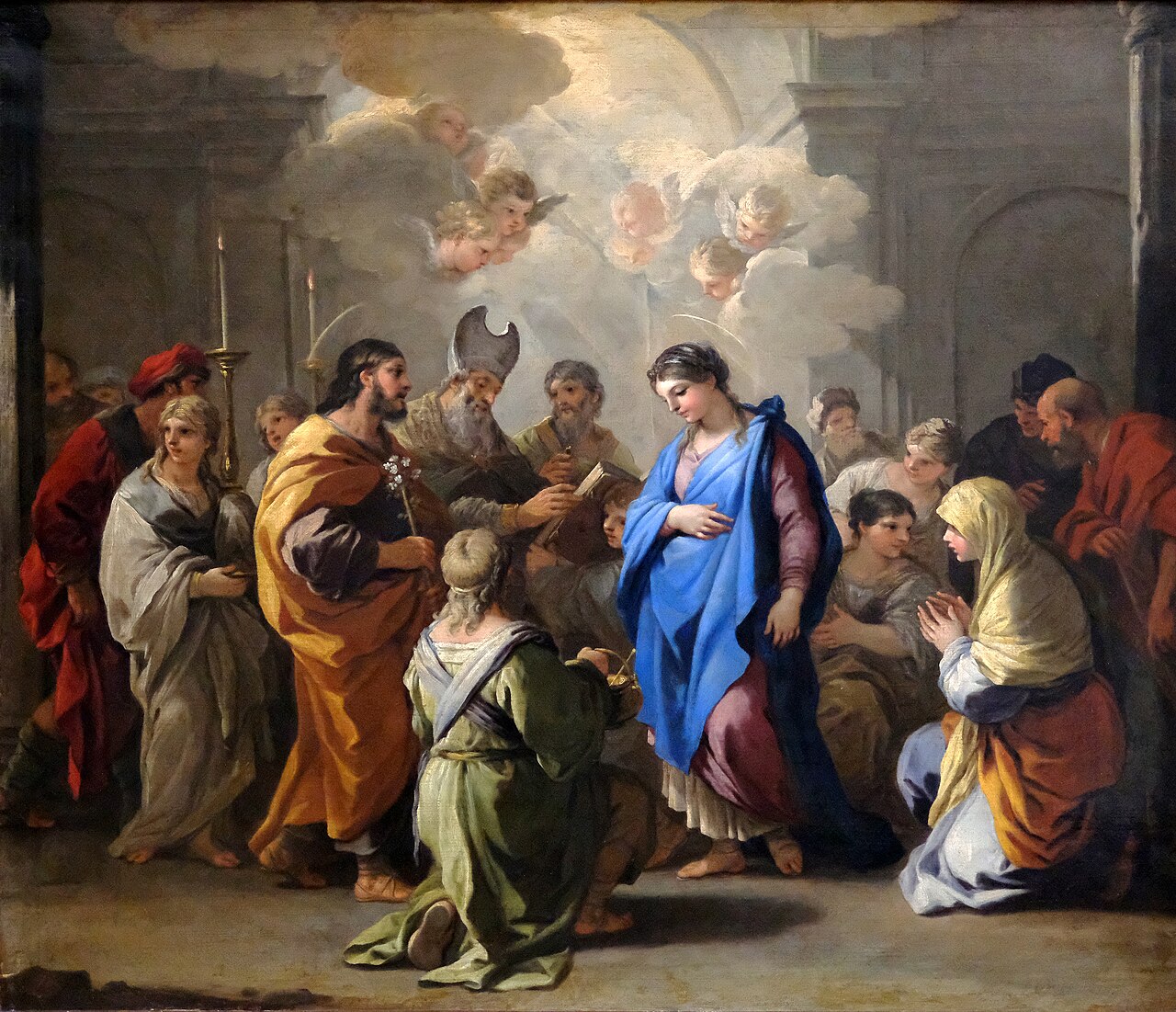 The Marriage of the Virgin by Luca Giordano