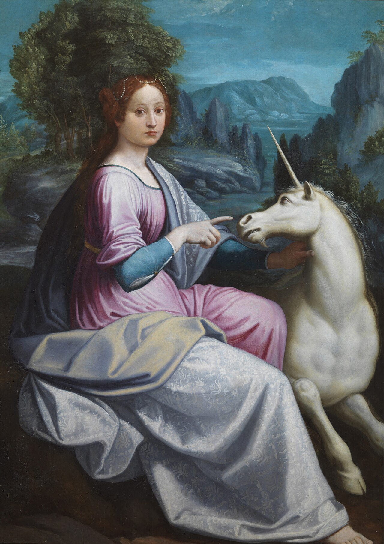 The Lady and the Unicorn by Luca Longhi