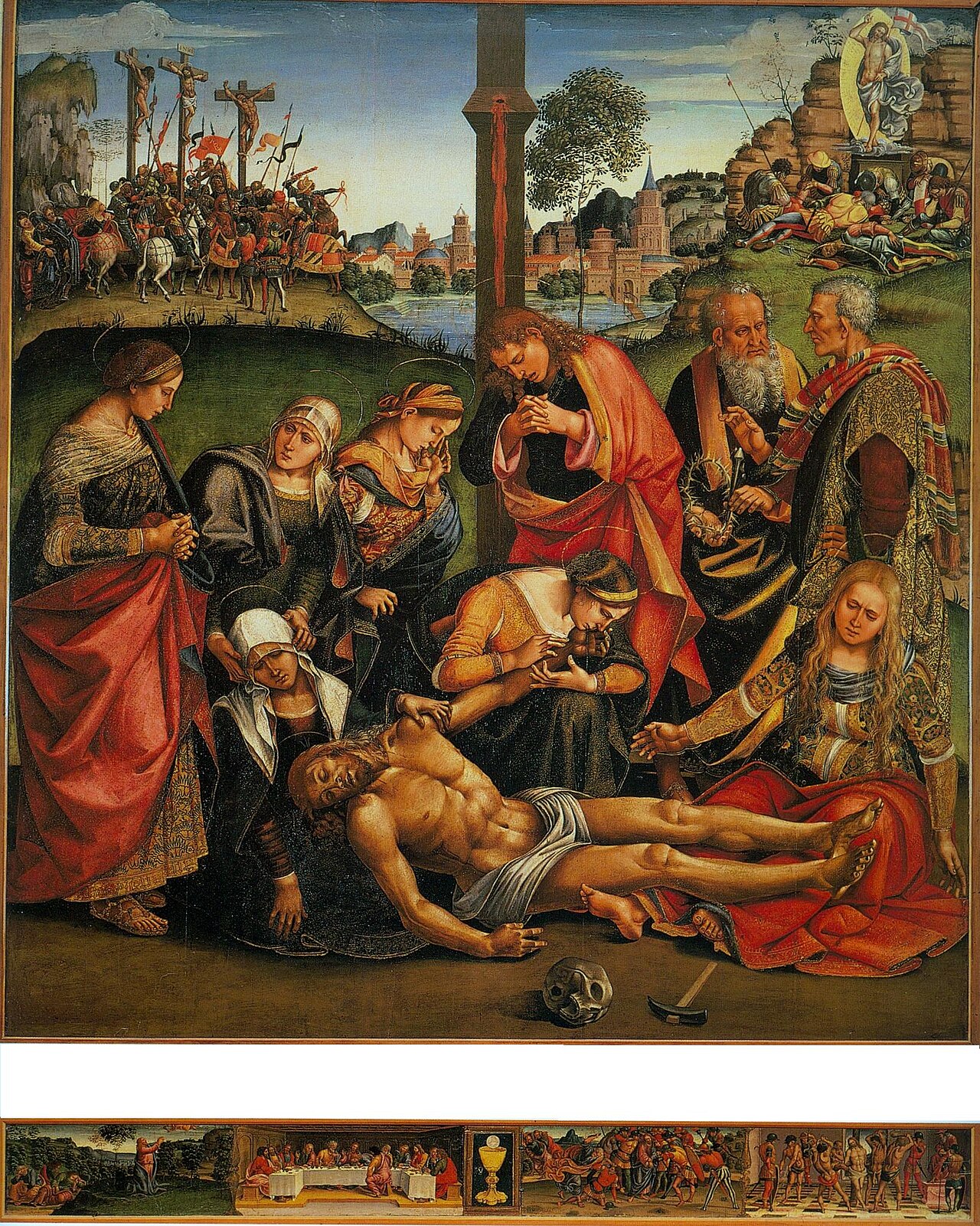 Lamentation over the dead Christ by Luca Signorelli