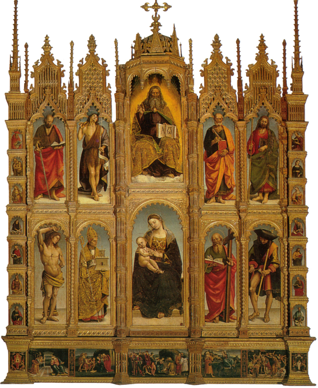 Polyptych of saints by Luca Signorelli