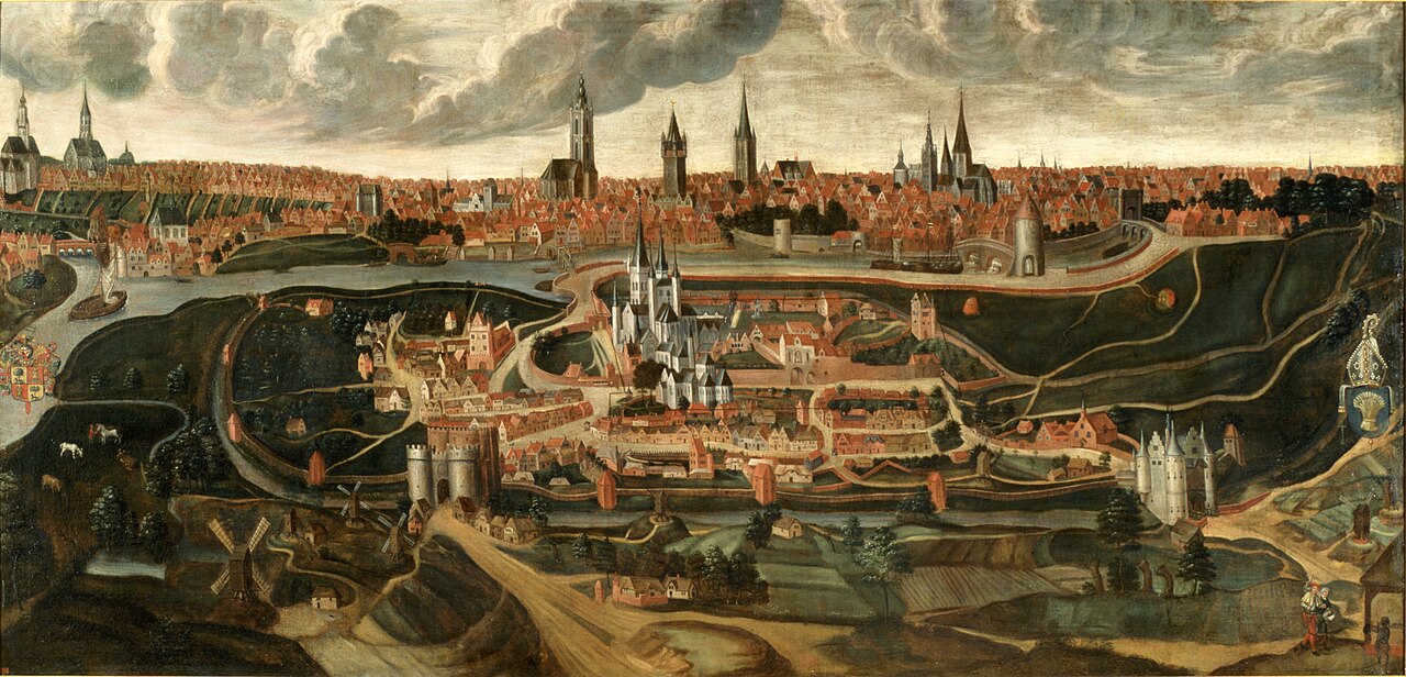 View of the city of Ghent by Lucas de Heere