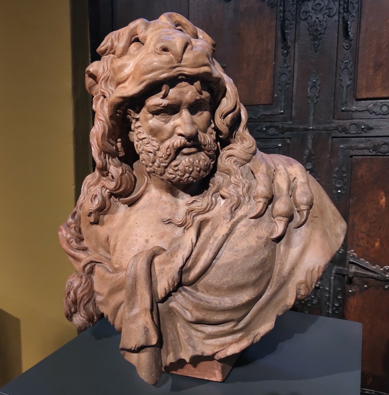 Bust of Hercules by Lucas Faydherbe