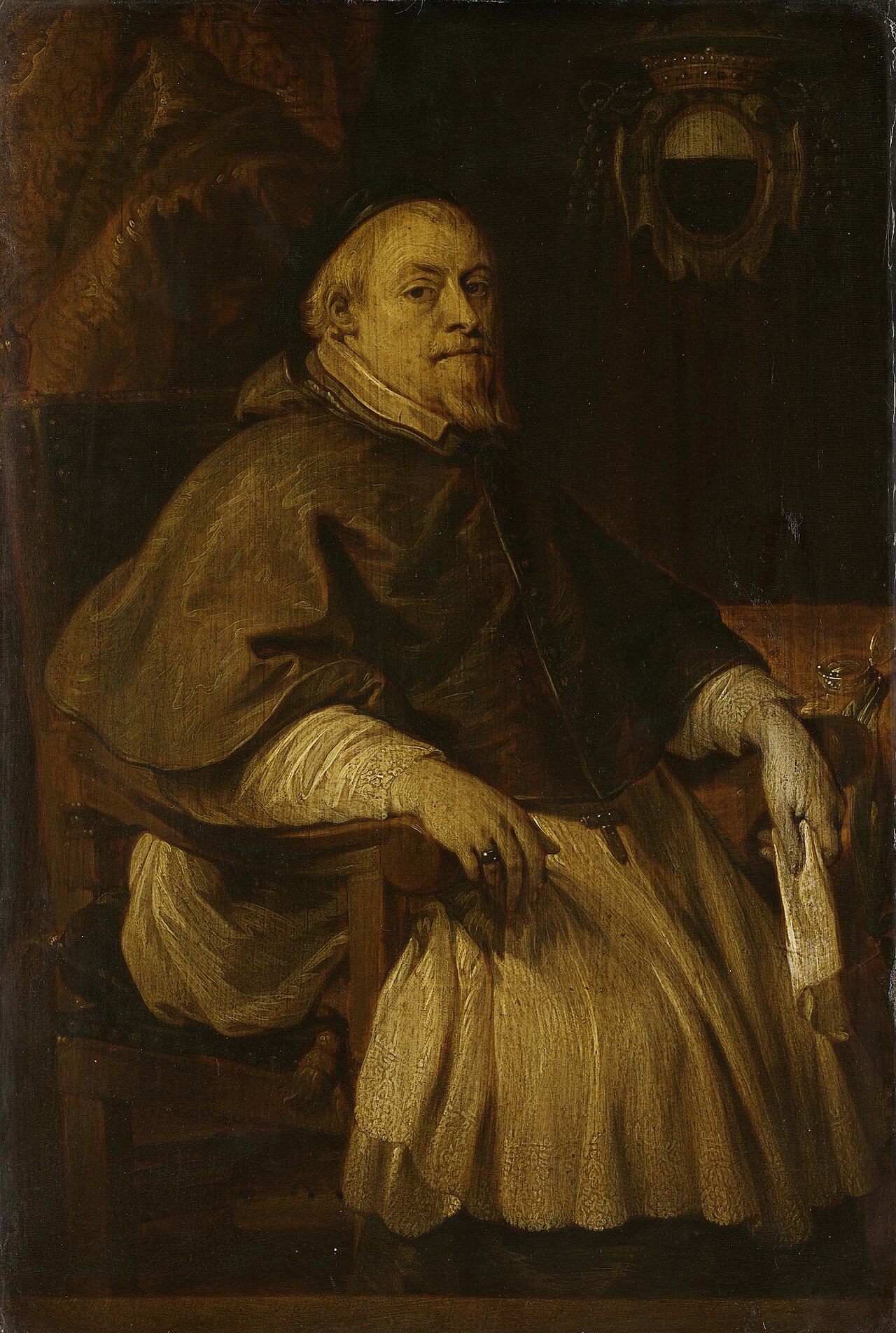 François Vilain de Gand, baron de Rassenghem. Bishop of Tournai (1647-66) by Lucas Franchoys the Younger