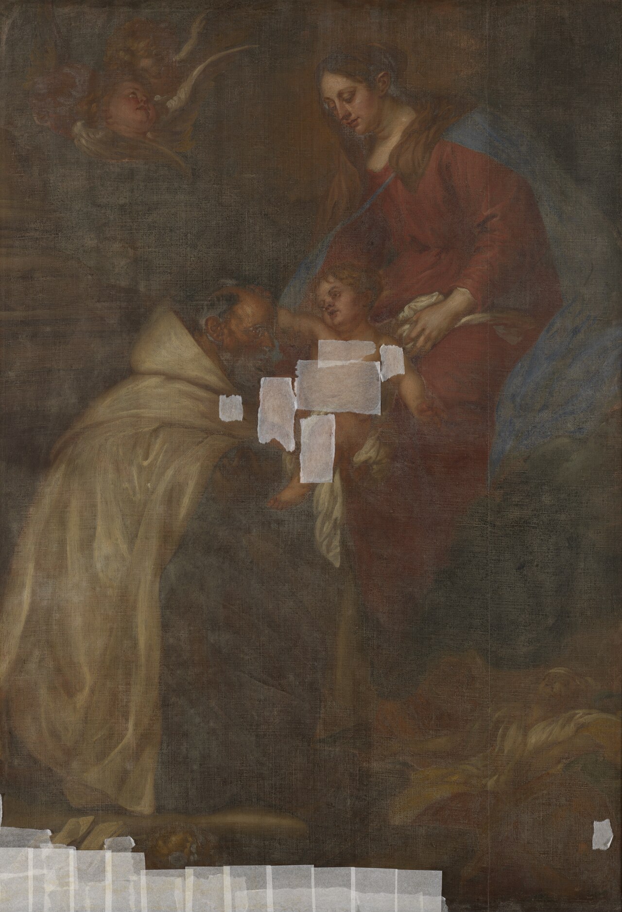 Madonna Appears to Saint Simon Stock by Lucas Franchoys the Younger
