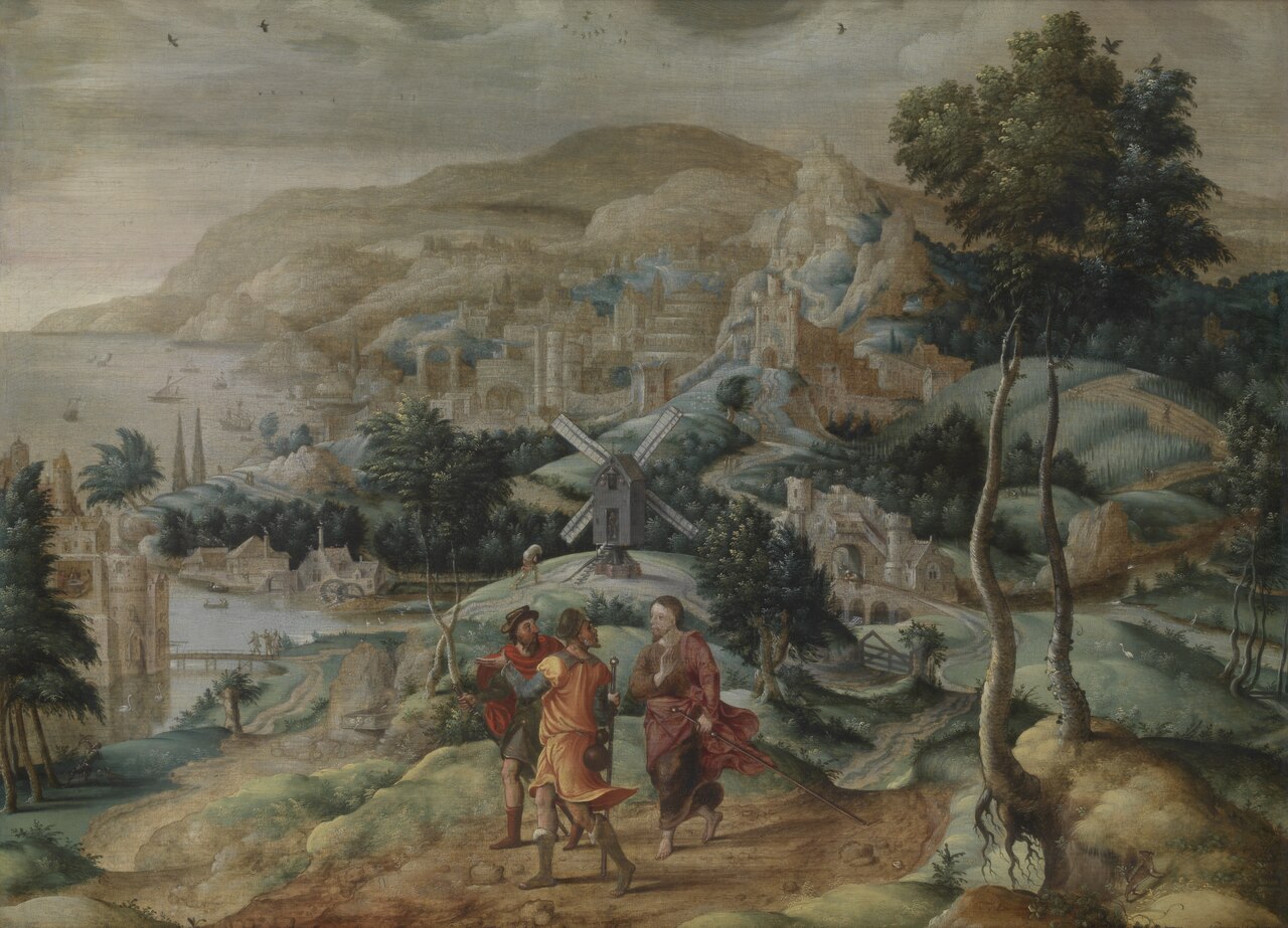 The Journey to Emmaus by Lucas Gassel