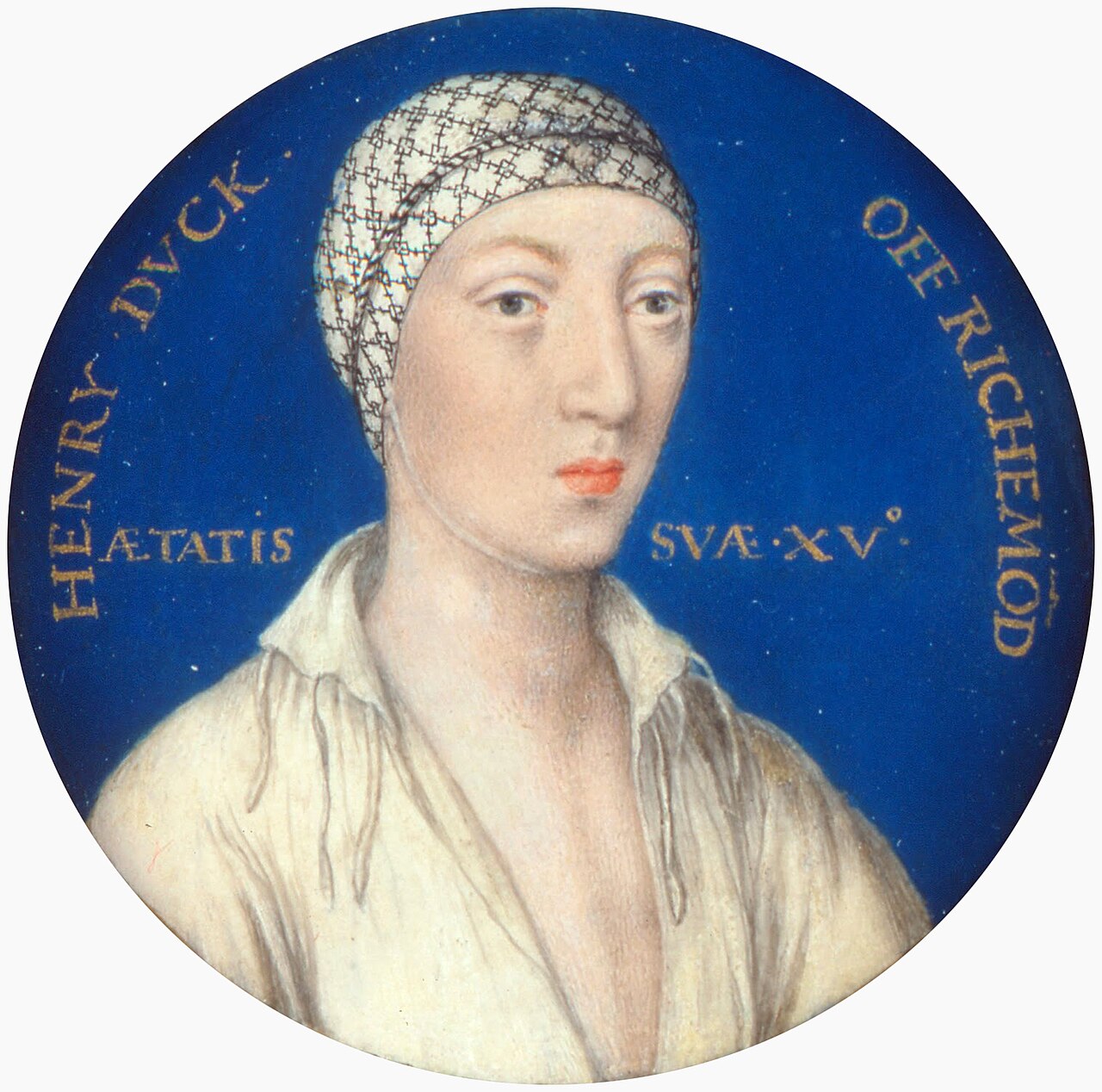 Henry Fitzroy, Duke of Richmond and Somerset (1519-1536) by Lucas Horenbout